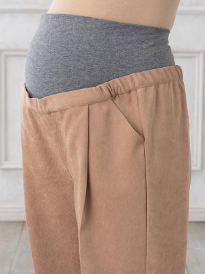 マタニティ パンツ|【マタニティ・産後兼用】微起毛ストレッチツイルパンツ【出産後も長く使える】