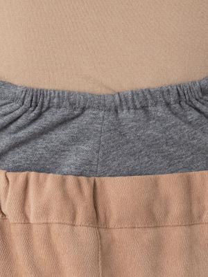 マタニティ パンツ|【マタニティ・産後兼用】微起毛ストレッチツイルパンツ【出産後も長く使える】