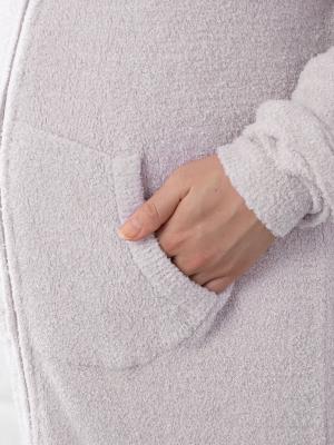 マタニティ パジャマ・ルームウェア|【マタニティ・授乳服】もちもちニットフードパーカー【産前産後対応】