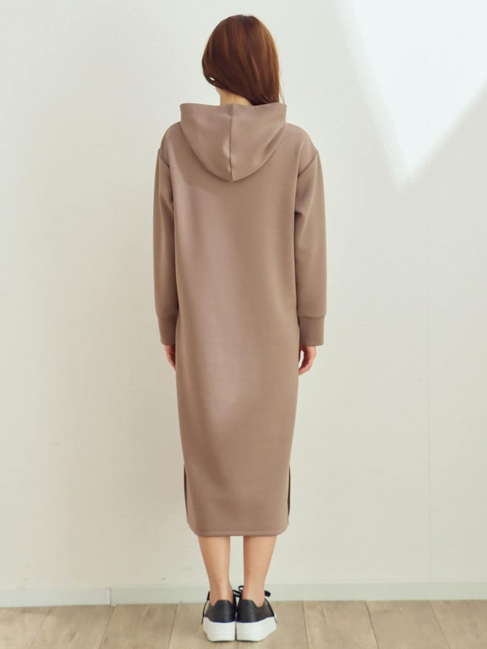 マタニティ ワンピース|【抗菌防臭】ダンボールパーカーワンピース　マタニティ・授乳服