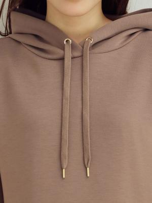 マタニティ ワンピース|【抗菌防臭】ダンボールパーカーワンピース　マタニティ・授乳服