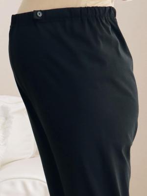 マタニティ パジャマ・ルームウェア|【マタニティ・授乳服】天竺ボーダーロールアップ付きパジャマ