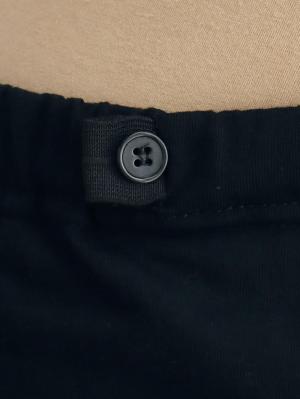 マタニティ パジャマ・ルームウェア|【マタニティ・授乳服】天竺ボーダーロールアップ付きパジャマ