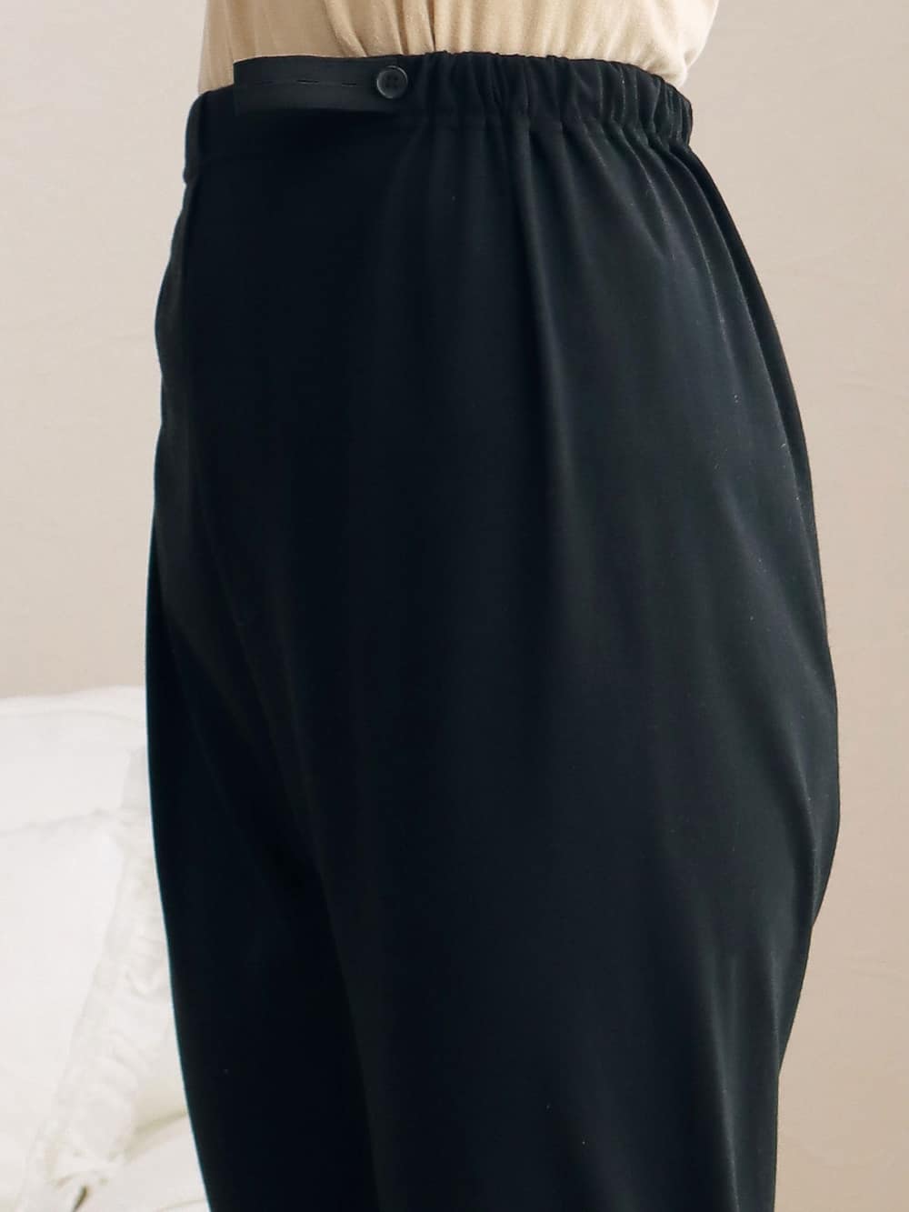 マタニティ パジャマ・ルームウェア|【マタニティ・授乳服】天竺ボーダーロールアップ付きパジャマ