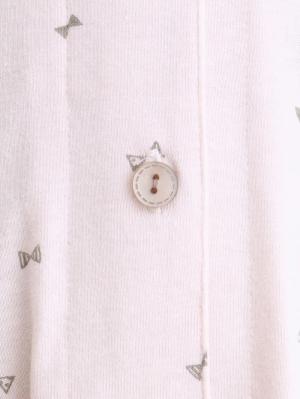 マタニティ パジャマ・ルームウェア|【マタニティ・授乳しやすい】天竺リボン柄ネグリジェ