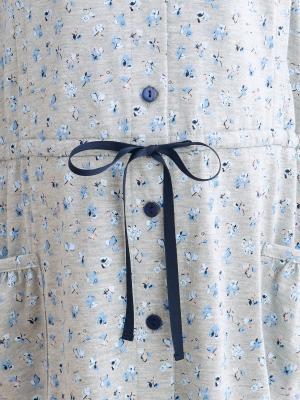 マタニティ パジャマ・ルームウェア|【マタニティ・授乳服】天竺花柄ネグリジェ