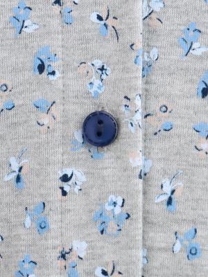 マタニティ パジャマ・ルームウェア|【マタニティ・授乳服】天竺花柄ネグリジェ