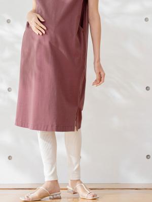 マタニティ パンツ|【最大20%OFF｜新生活まとめ買い対象】【マタニティ・産後】接触冷感リブレギンス【出産後も長く使える】|オフ