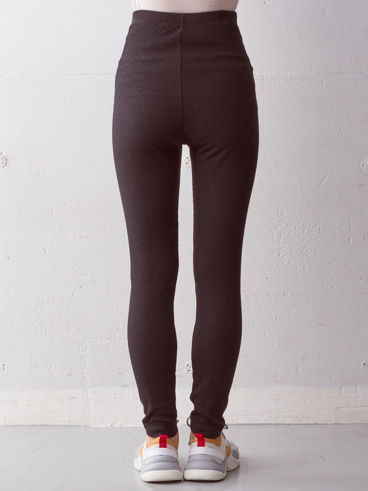 マタニティ パンツ|【マタニティ・産後】接触冷感リブレギンス【出産後も長く使える】