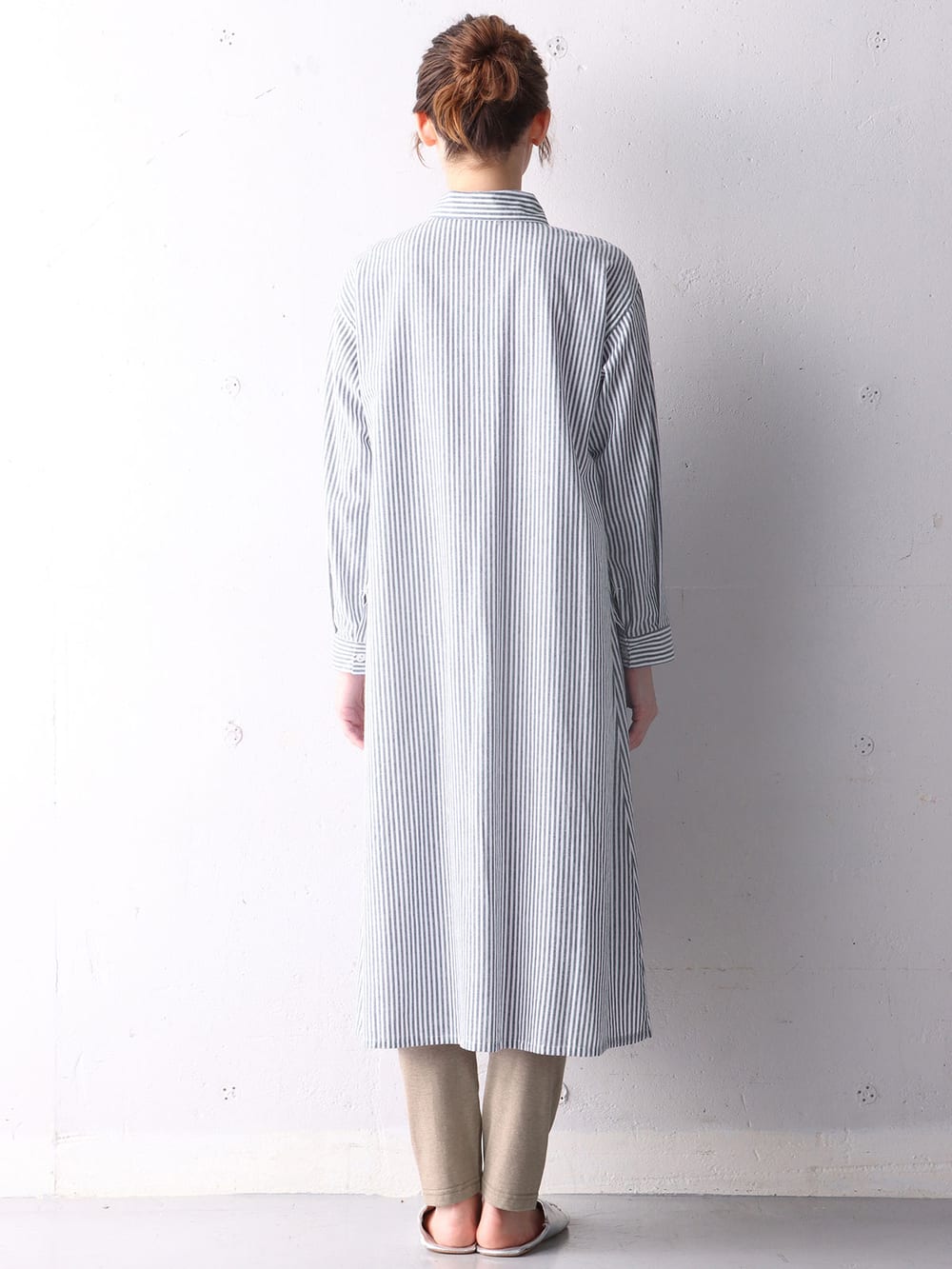 マタニティ パジャマ・ルームウェア|【マタニティ・授乳パジャマ】【セット】コットンワンピ×天竺パンツ2WAYパジャマセット