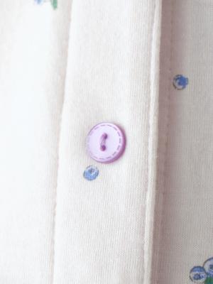 マタニティ パジャマ・ルームウェア|【マタニティ・授乳服】ブルーベリー柄半袖ネグリジェ