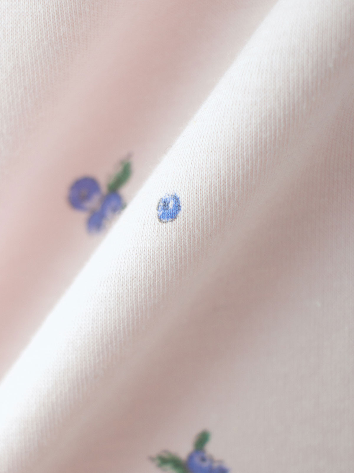 マタニティ パジャマ・ルームウェア|【マタニティ・授乳服】ブルーベリー柄半袖ネグリジェ