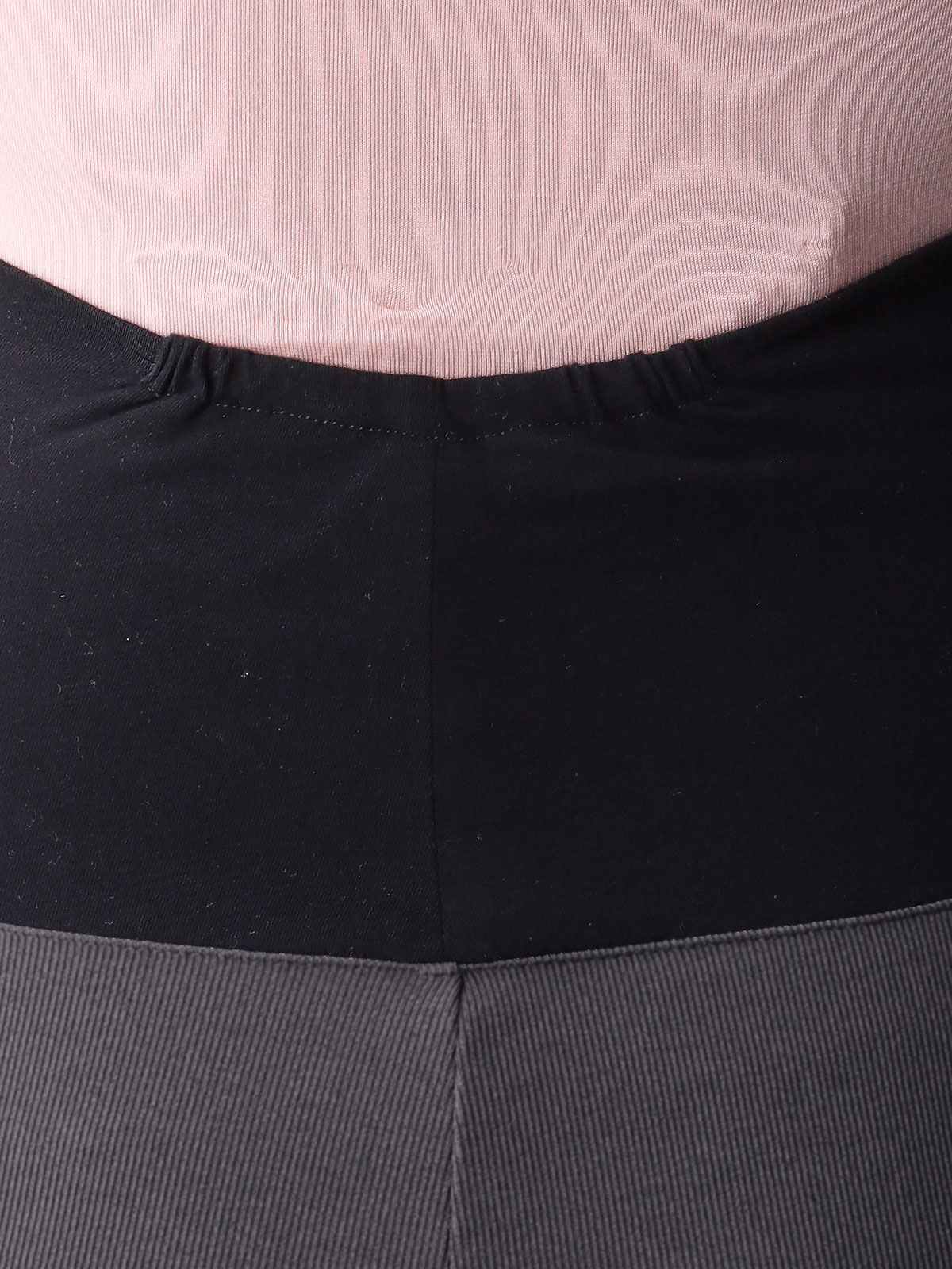 マタニティ パンツ|【マタニティ・産前産後対応】リブテレコワイド パンツ【出産後も長く使える】