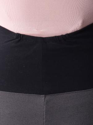 マタニティ パンツ|【マタニティ・産前産後対応】リブテレコワイド パンツ【出産後も長く使える】