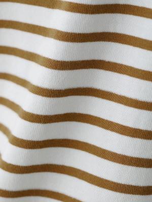 マタニティ トップス|綿100%ワイドシルエット半袖バスクTシャツ マタニティ・授乳服【出産後も長く使える】