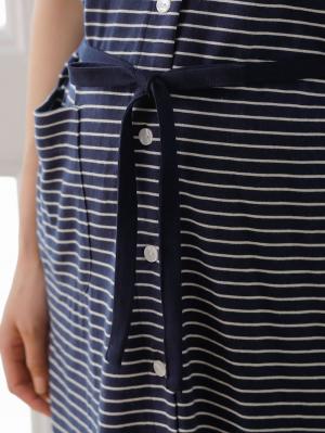 マタニティ パジャマ・ルームウェア|【マタニティ・授乳服】【セット】カットソーボーダー半袖パジャマ