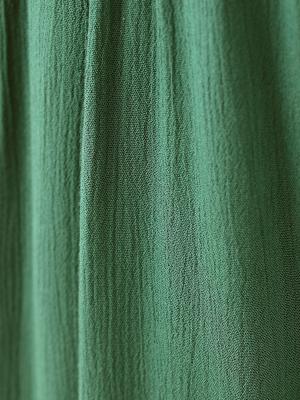 マタニティ パンツ|【マタニティ～産後対応】らくちん楊柳ギャザーワイドパンツ【出産後も長く使える】