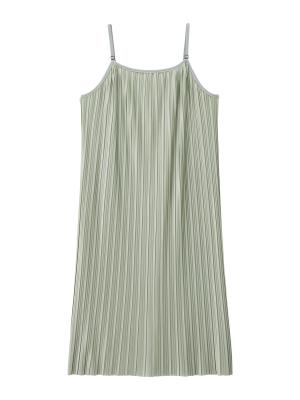 フリーカットできるランダムプリーツキャミワンピース　マタニティ・授乳服【出産後も長く使える】 29950