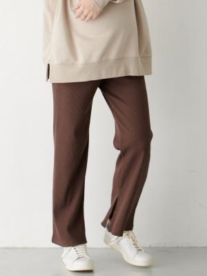 ain（アイン）リブフレアレギンスパンツ　マタニティ・産後対応【出産後も長く使える】29959