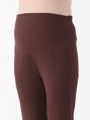 マタニティ パンツ|ain（アイン）リブフレアレギンスパンツ　マタニティ・産後対応【出産後も長く使える】