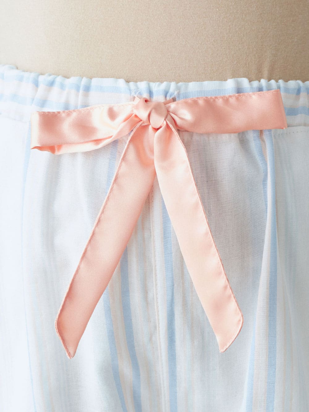 マタニティ パジャマ・ルームウェア|【マタニティ・授乳パジャマ】Wガーゼマルチストライプ半袖パジャマ＆産後も使えるショートパンツセット