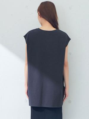 マタニティ トップス|コットン100％ノースリーブトップス　マタニティ・授乳服【出産後も長く使える】