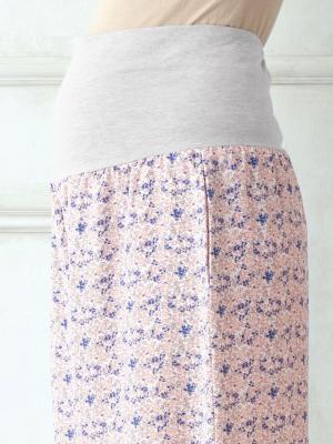 マタニティ パジャマ・ルームウェア|【マタニティ・産後対応】らくちんガウチョプリントパンツ