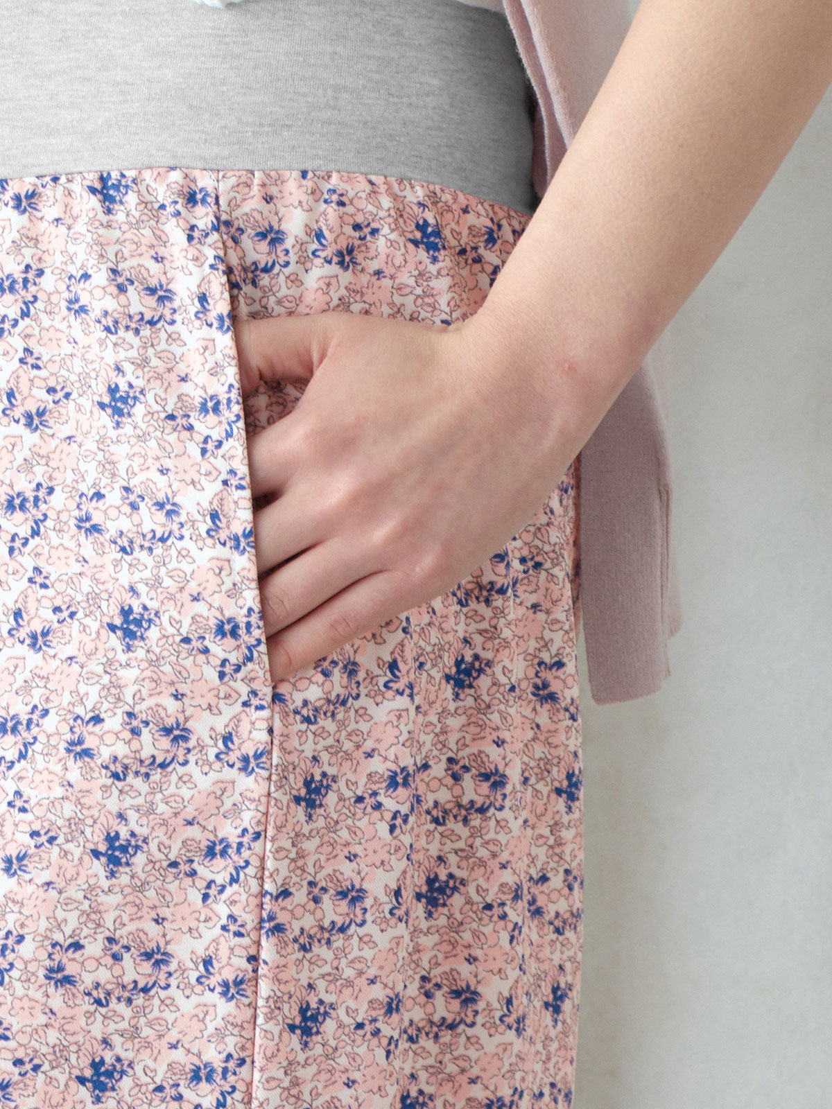 マタニティ パジャマ・ルームウェア|【マタニティ・産後対応】らくちんガウチョプリントパンツ