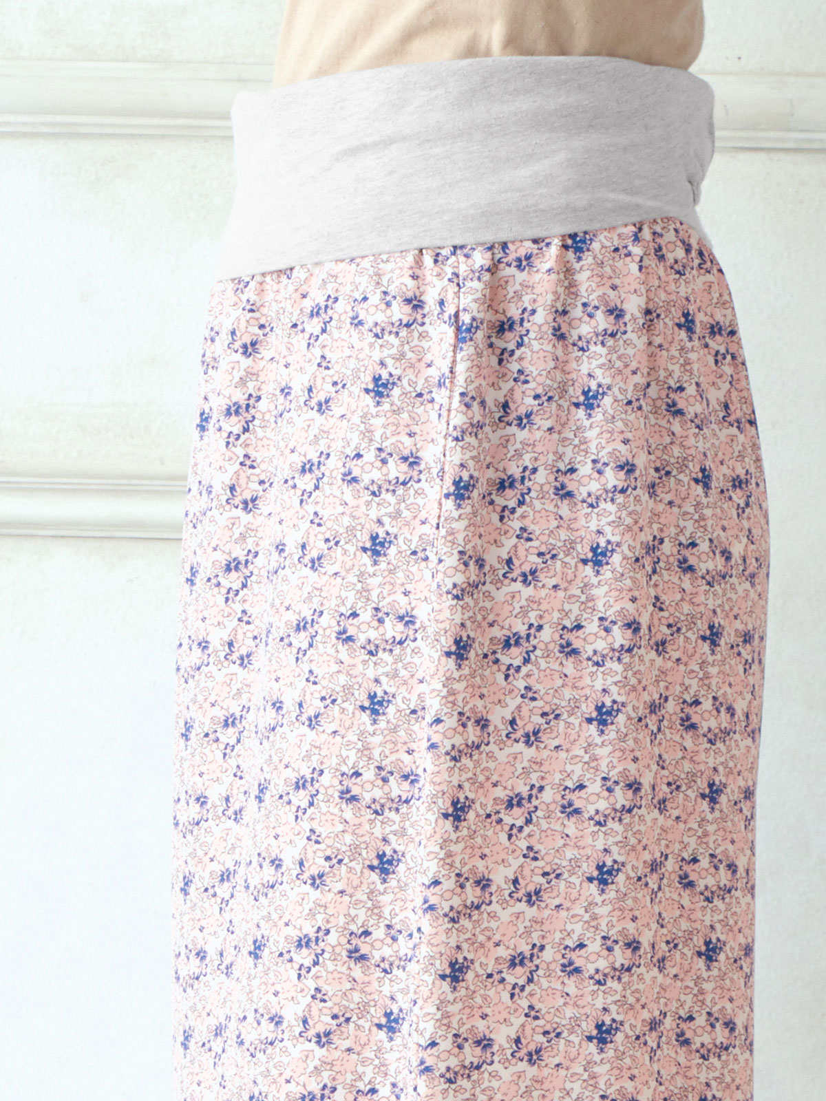 マタニティ パジャマ・ルームウェア|【マタニティ・産後対応】らくちんガウチョプリントパンツ