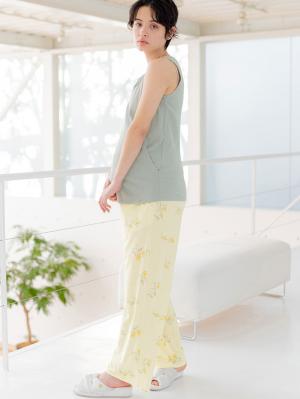 マタニティ トップス|【親子コーデ可】リブテレコベーシックタンクトップ マタニティ・授乳服【出産後も長く使える】|グレー