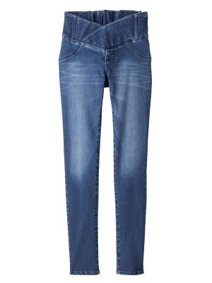 【産後用】ママと開発した産後サポートVパンツハイストレッチスキニー 30108