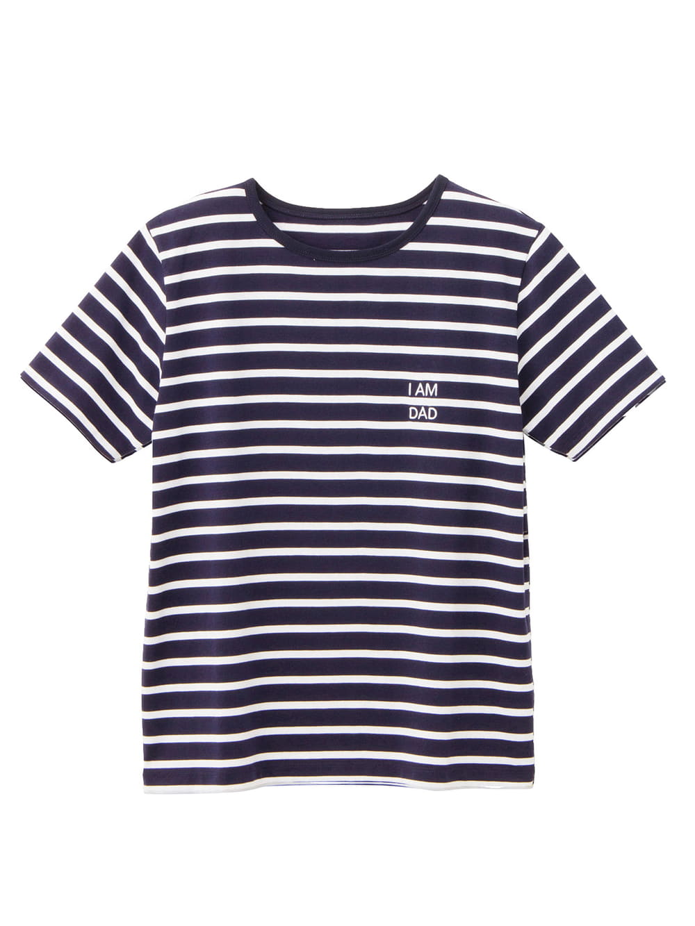 マタニティ トップス|【パパ・ママ・ベビー3点セット】Tシャツセット|ネイビー×オフ