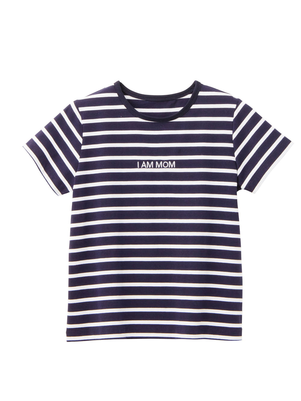 マタニティ トップス|【パパ・ママ・ベビー3点セット】Tシャツセット|ネイビー×オフ