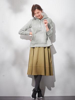 【産後用】ママと開発した骨盤サポートツイルストレッチスカート30175