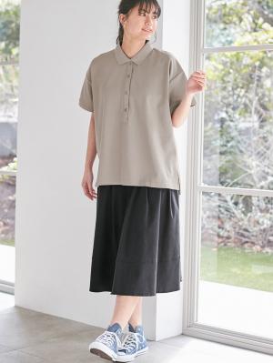 マタニティ スカート|【産後用】ママと開発した骨盤サポートツイルストレッチスカート|ネイビー