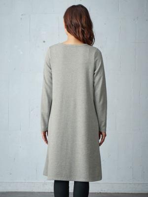 アウトレット|ラウンドネックAラインワンピース　産後・授乳服