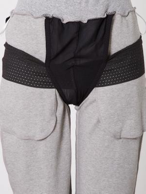 マタニティ パンツ|産後用 骨盤ベルト内蔵ストレートパンツ【出産後も長く使える】