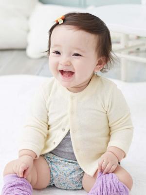 ベビー アウター|【日本製】ANGELIEBEオリジナル  シンカーパイルカーディガン