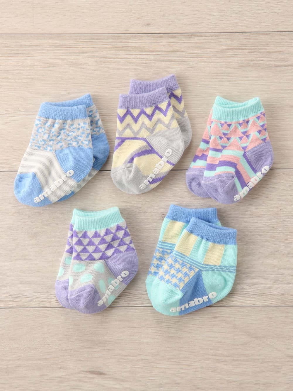 赤ちゃん 靴下 Bab 5足組バブソックス パッケージ入 ベビー 新生児 服 ベビー用品通販 エンジェリーベ 公式
