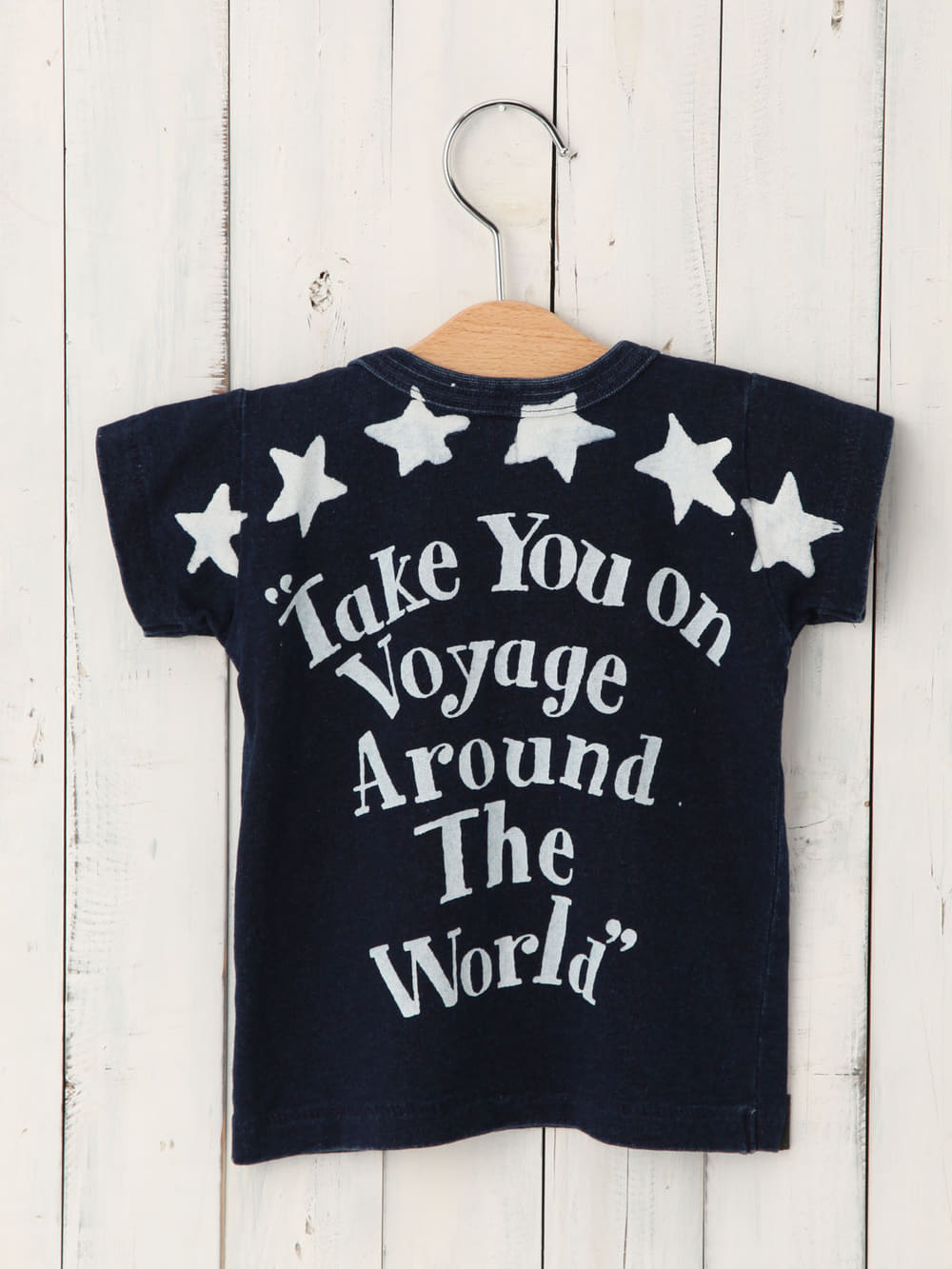 ベビートップス|【ベビー服】【F.O.KIDS】インディゴスターTシャツ