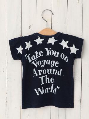 ベビートップス|【ベビー服】【F.O.KIDS】インディゴスターTシャツ