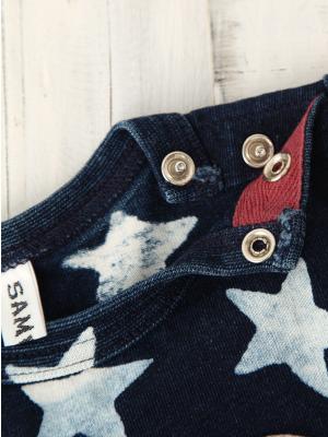 ベビートップス|【ベビー服】【F.O.KIDS】インディゴスターTシャツ