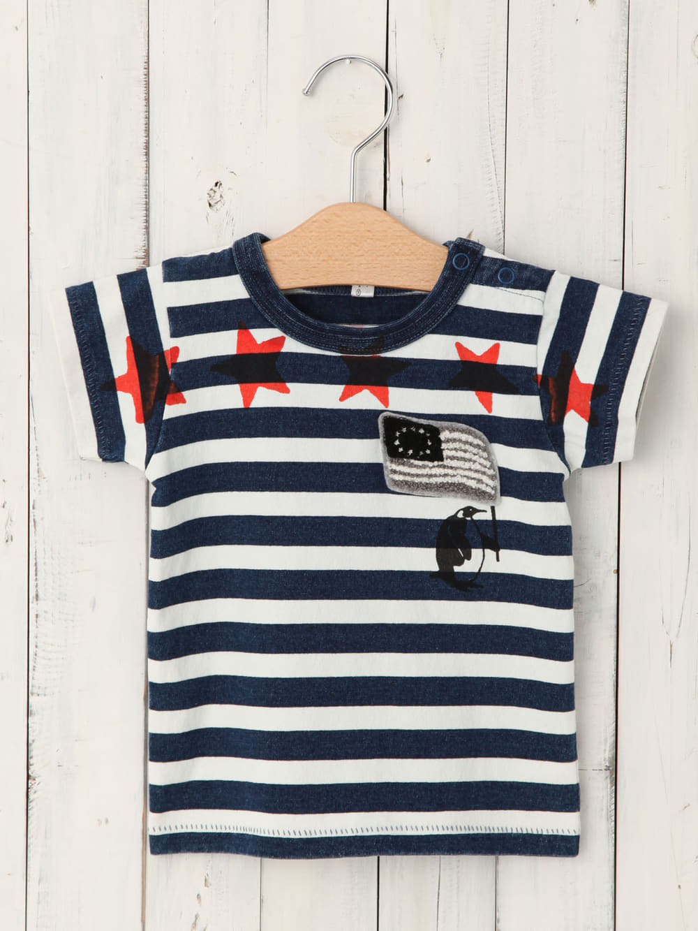 F O Kids インディゴスターtシャツ エンジェリーベ ベビー 新生児服 ベビー用品通販 エンジェリーベ 公式