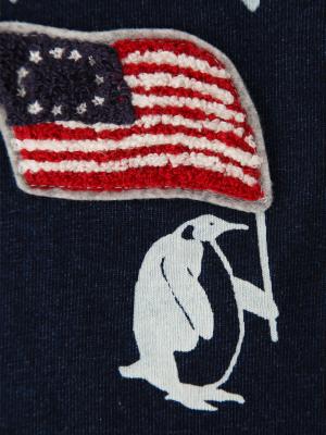 ベビートップス|【ベビー服】【F.O.KIDS】インディゴスターTシャツ