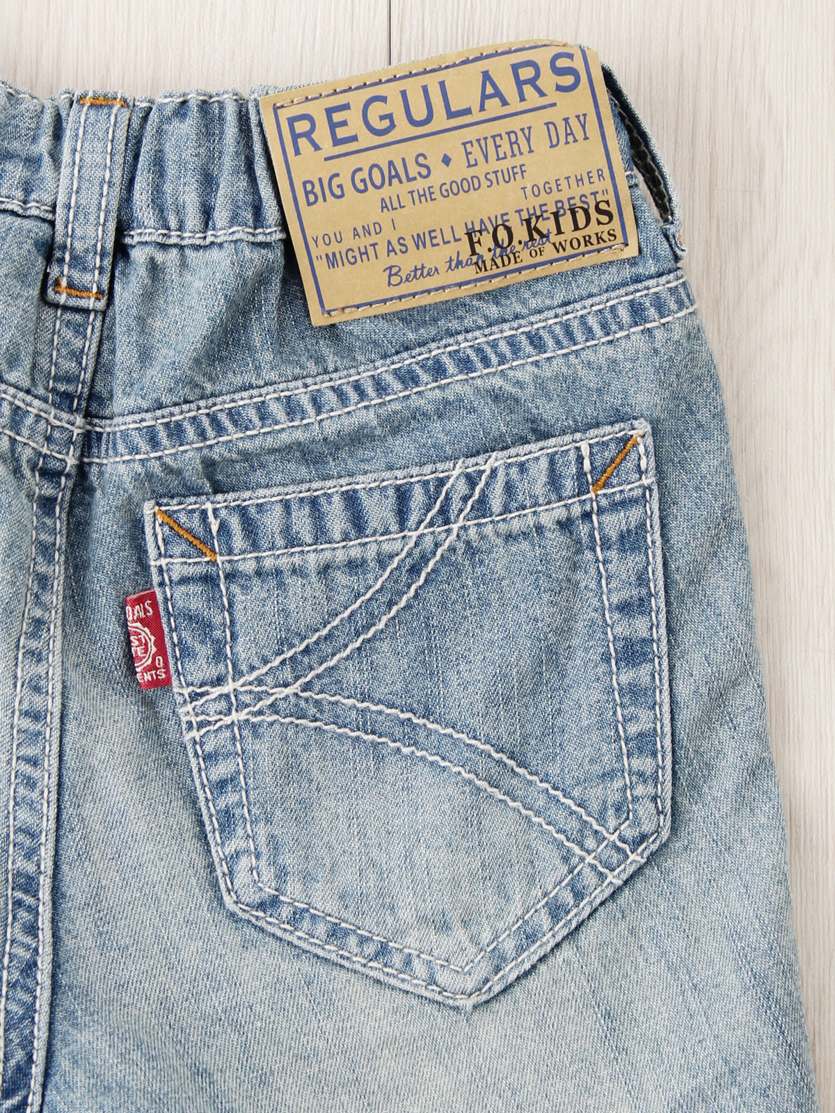 ベビー パンツ|【ベビー服】【F.O.KIDS】6分丈スタンダードデニム