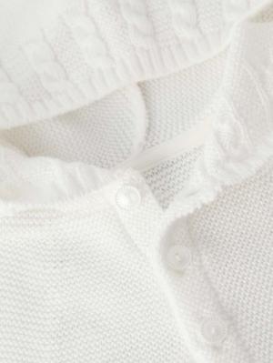 セレモニードレス|【日本製】フェザーコットンケープ|ホワイト