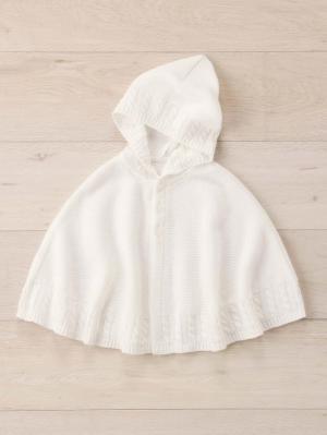 セレモニードレス|【日本製】フェザーコットンケープ|ホワイト