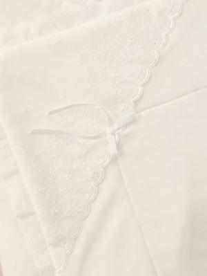 セレモニードレス|春 秋 冬 【日本製】綿ポンチアフガン|オフホワイト