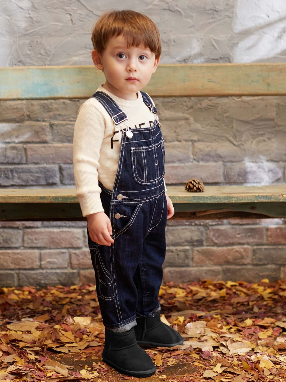 ベビー パンツ|CLOUDY FINE LATER(クラウディファインレター)デニムオーバーオール|インディゴ