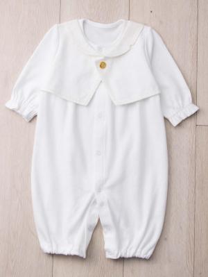 セレモニードレス|春 夏 秋 冬【日本製】スムース タキシード風フード付きドレス|オフシロ